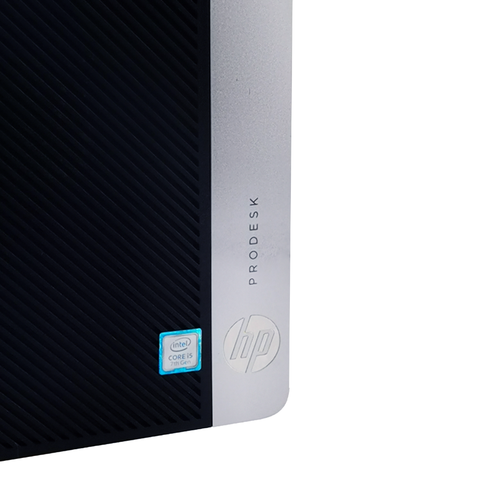 HP ProDesk 400 G4 i5 MT - Intel Core i5 7th Gen | 8GB RAM DDR4 | 500GB HDD | Win 10 Pro + HP Monitor 19-inch - Image 4