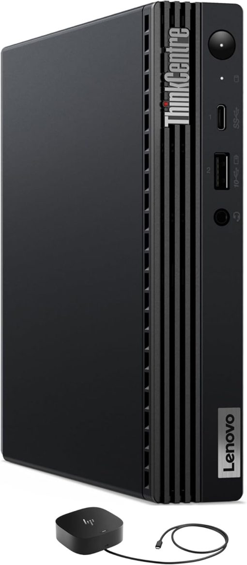 (REFURBISHED) Lenovo Thinkcentre M70q + Lenovo Ti022 G5 - Intel Core i7 10th Gen | Windows 11 Pro